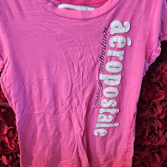 Aeropostale Kids Pink Graphic Tee - Picture 1 of 4